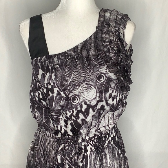 Ya Los Angeles Silk Blend Dress Size Large NWOT - Picture 5 of 12